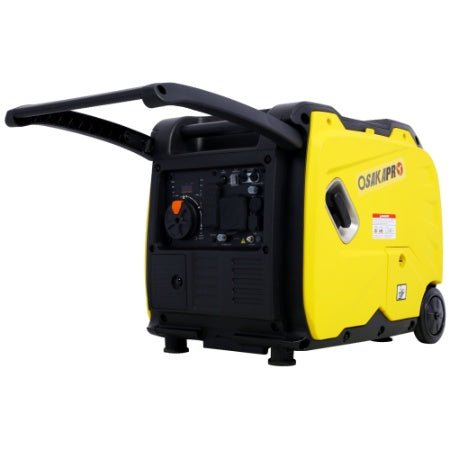 Super Quiet Inverter Generator 4500w Portable Generator Electric Start, Foldable Handle With Wheel,212cc 4 Stroke CARB EPA Compliant
