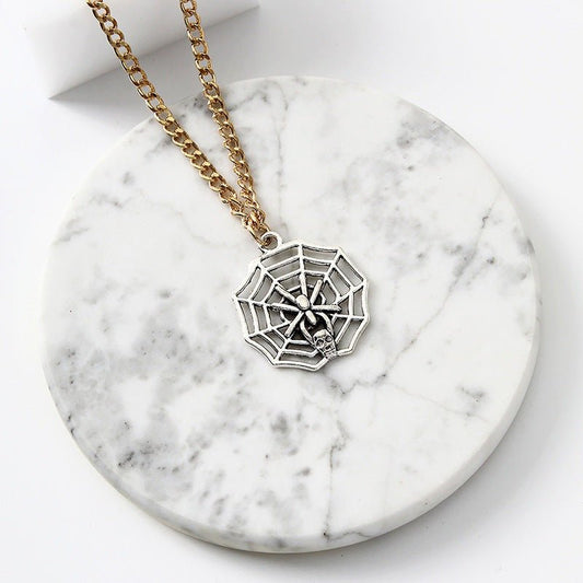 Preston Nightglen - Gothic Spider Web Pendant by The Nevermore – Unique Gothic Jewelry by Nevermore Lifestyle & Tech | A