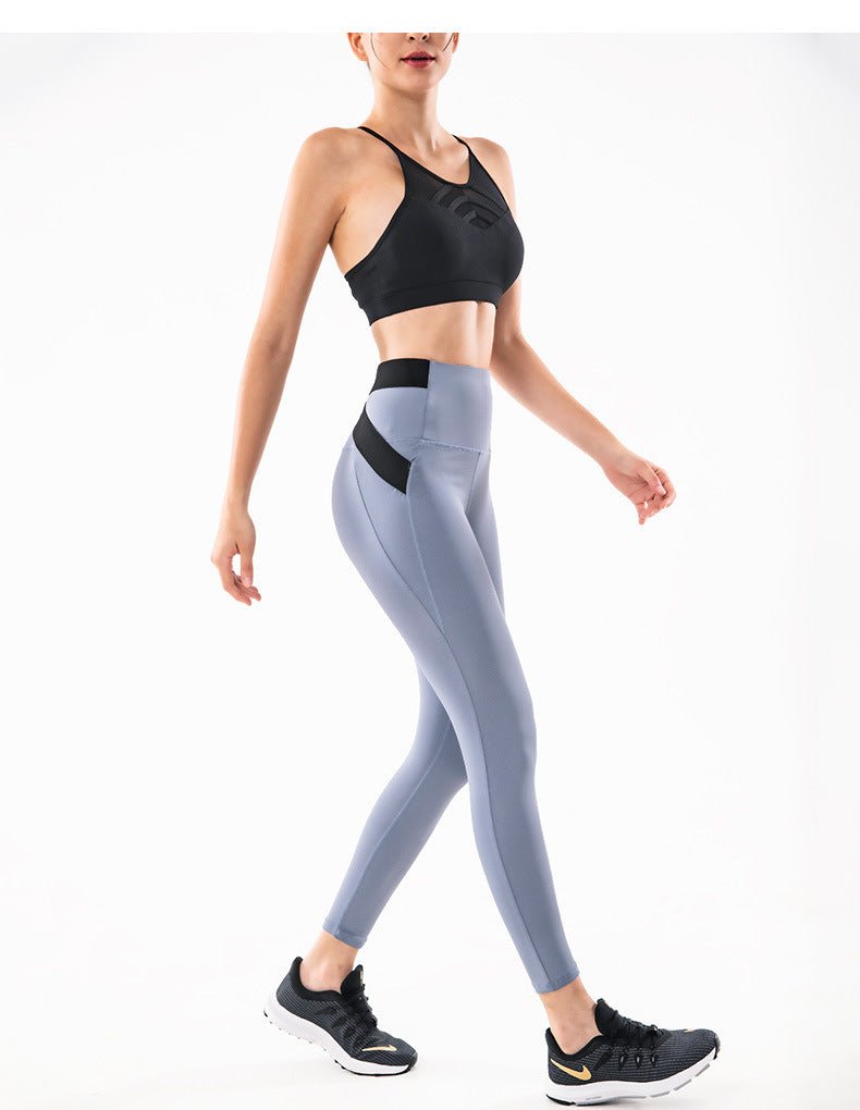 European and American high waist yoga tight