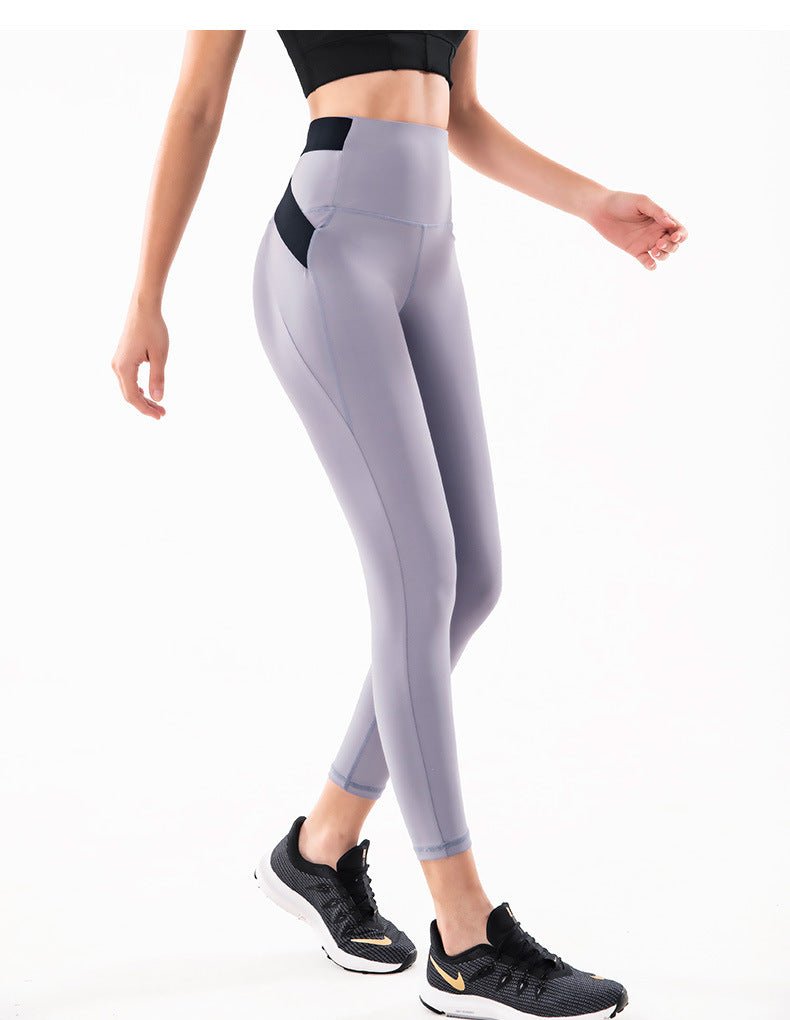 European and American high waist yoga tight