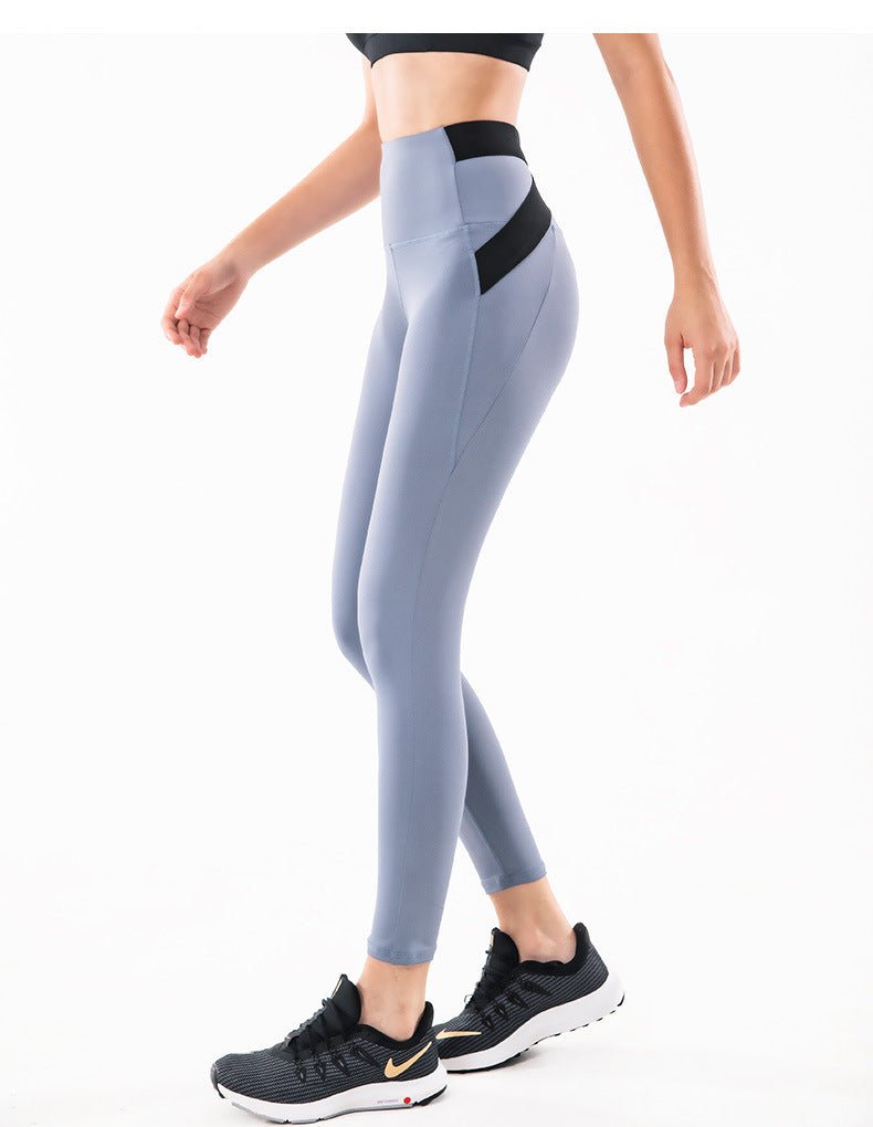 European and American high waist yoga tight