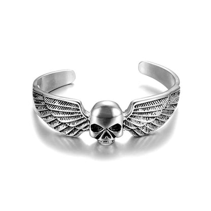 Punk Skull - The Nevermore Gothic Bracelet – Unique Bracelets by Nevermore Lifestyle & Tech | Silver