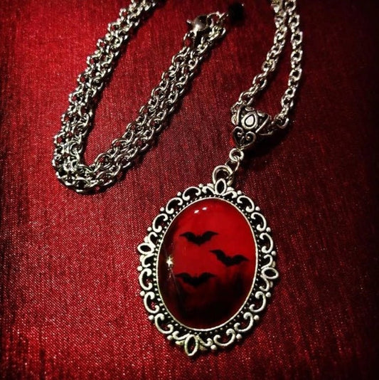 Quest Dracula - Gothic Bat Pendant Necklace by The Nevermore – Unique Gothic Jewelry by Nevermore Lifestyle & Tech | Necklace