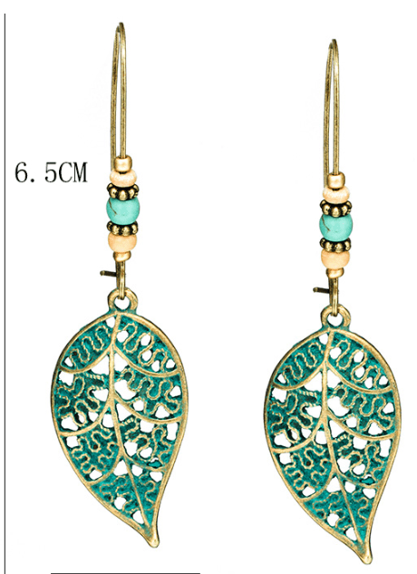 Quirkocea - The Nevermore Boho Retro Earrings – Unique Boho Jewelry by Nevermore Lifestyle & Tech |