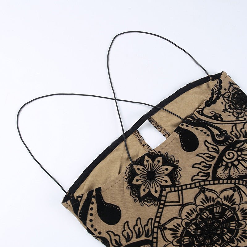 Rainbow sky - Black Tight Dress with Print by The Nevermore – Unique Boho Fashion by Nevermore Lifestyle & Tech | L Black