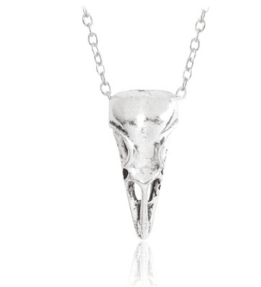 Raven Cranium - The Nevermore Gothic Pendant Necklace