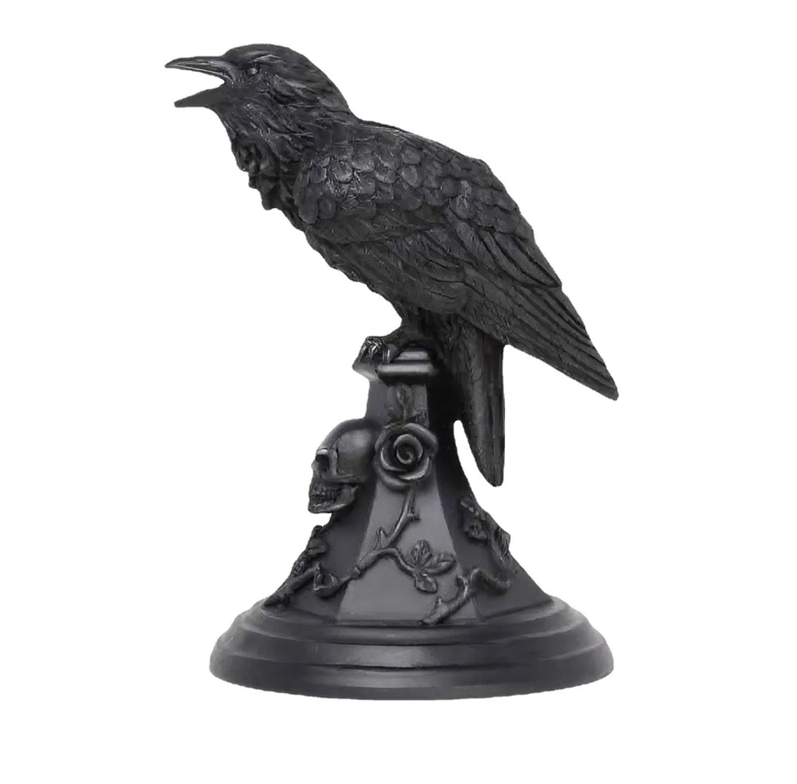 Raven - The Nevermore Gothic Candle Holder Ornament – Unique Home Decor by Nevermore Lifestyle & Tech | Crow