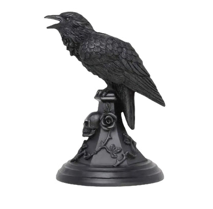 Raven - The Nevermore Gothic Candle Holder Ornament – Unique Home Decor by Nevermore Lifestyle & Tech | Crow