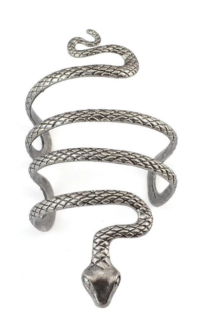 Ravenveil – Silver Snake Bangle by The Nevermore – Unique Jewelry by Nevermore Lifestyle & Tech | Silver