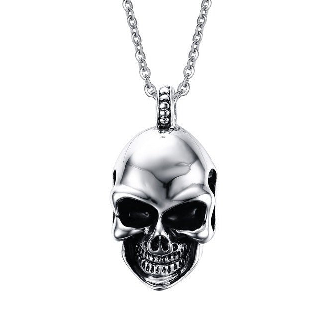 Rebel Ebonclaw Skull Pendant Necklace by The Nevermore – Unique Gothic Jewelry by Nevermore Lifestyle & Tech | Large Size With Chain