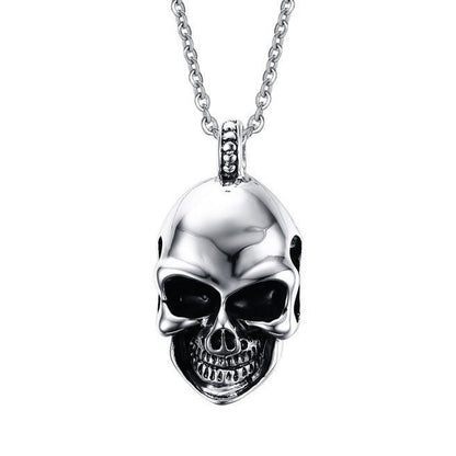 Rebel Ebonclaw Skull Pendant Necklace by The Nevermore – Unique Gothic Jewelry by Nevermore Lifestyle & Tech | Large Size With Chain