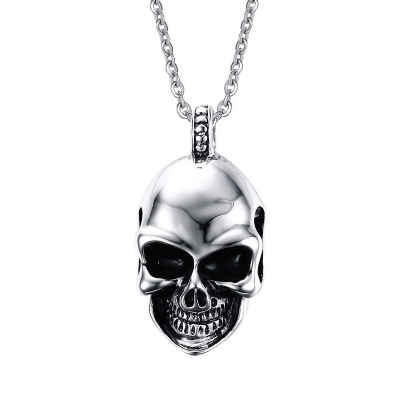 Rebel Ebonclaw Skull Pendant Necklace by The Nevermore – Unique Gothic Jewelry by Nevermore Lifestyle & Tech | Large Size With Chain