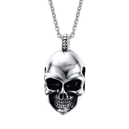 Rebel Ebonclaw Skull Pendant Necklace by The Nevermore – Unique Gothic Jewelry by Nevermore Lifestyle & Tech | Large Size With Chain