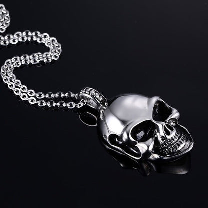 Rebel Ebonclaw Skull Pendant Necklace by The Nevermore – Unique Gothic Jewelry by Nevermore Lifestyle & Tech | Large Size With Chain