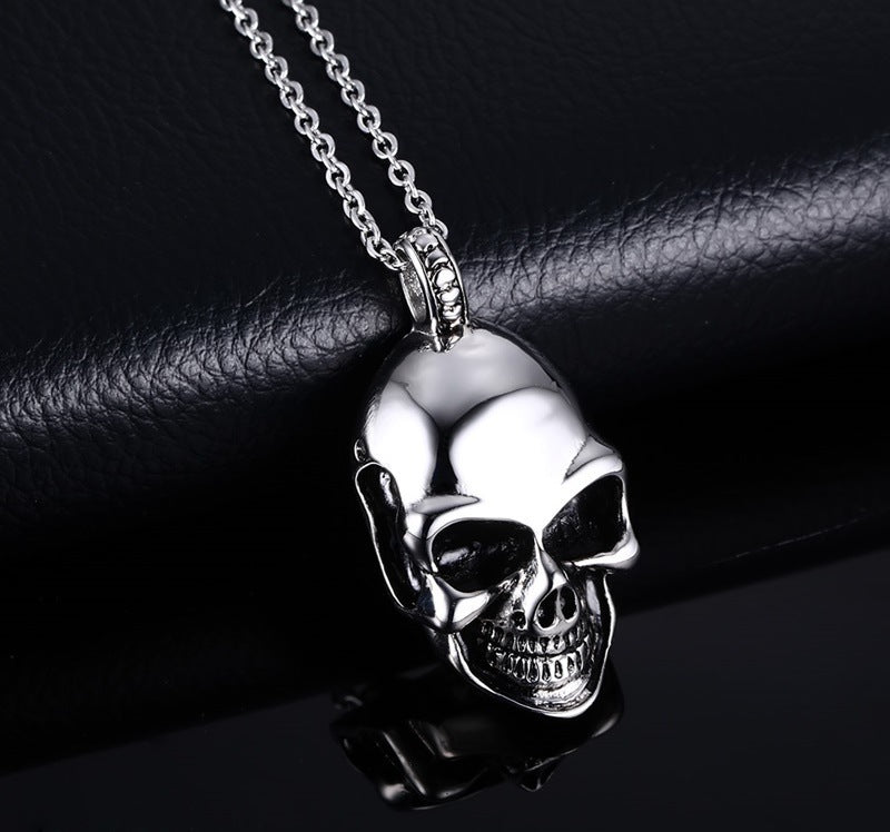 Rebel Ebonclaw Skull Pendant Necklace by The Nevermore – Unique Gothic Jewelry by Nevermore Lifestyle & Tech | Large Size With Chain