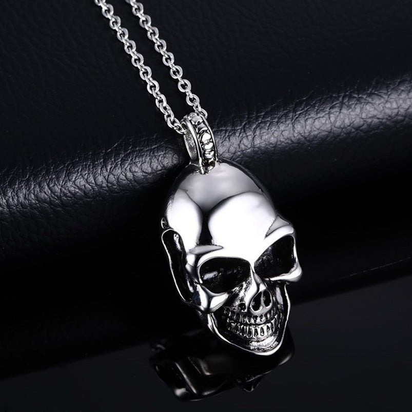 Rebel Ebonclaw Skull Pendant Necklace by The Nevermore – Unique Gothic Jewelry by Nevermore Lifestyle & Tech | Large Size With Chain