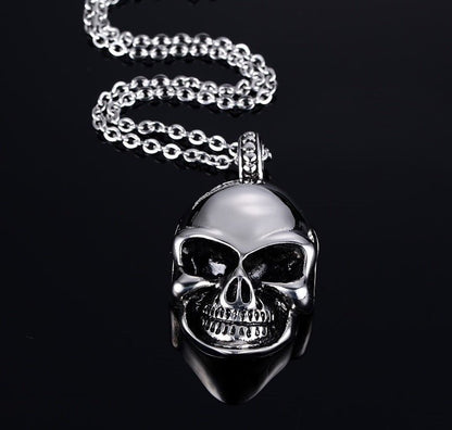 Rebel Ebonclaw Skull Pendant Necklace by The Nevermore – Unique Gothic Jewelry by Nevermore Lifestyle & Tech | Large Size With Chain