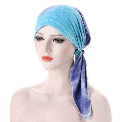 Red Brook - Floral Headscarf by The Nevermore – Unique Boho Accessories by Nevermore Lifestyle & Tech | 1Light Blue