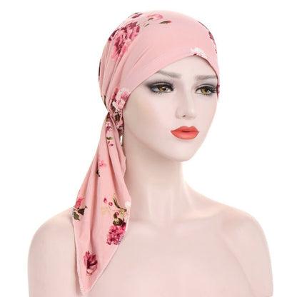 Red Brook - Floral Headscarf by The Nevermore – Unique Boho Accessories by Nevermore Lifestyle & Tech | Pink