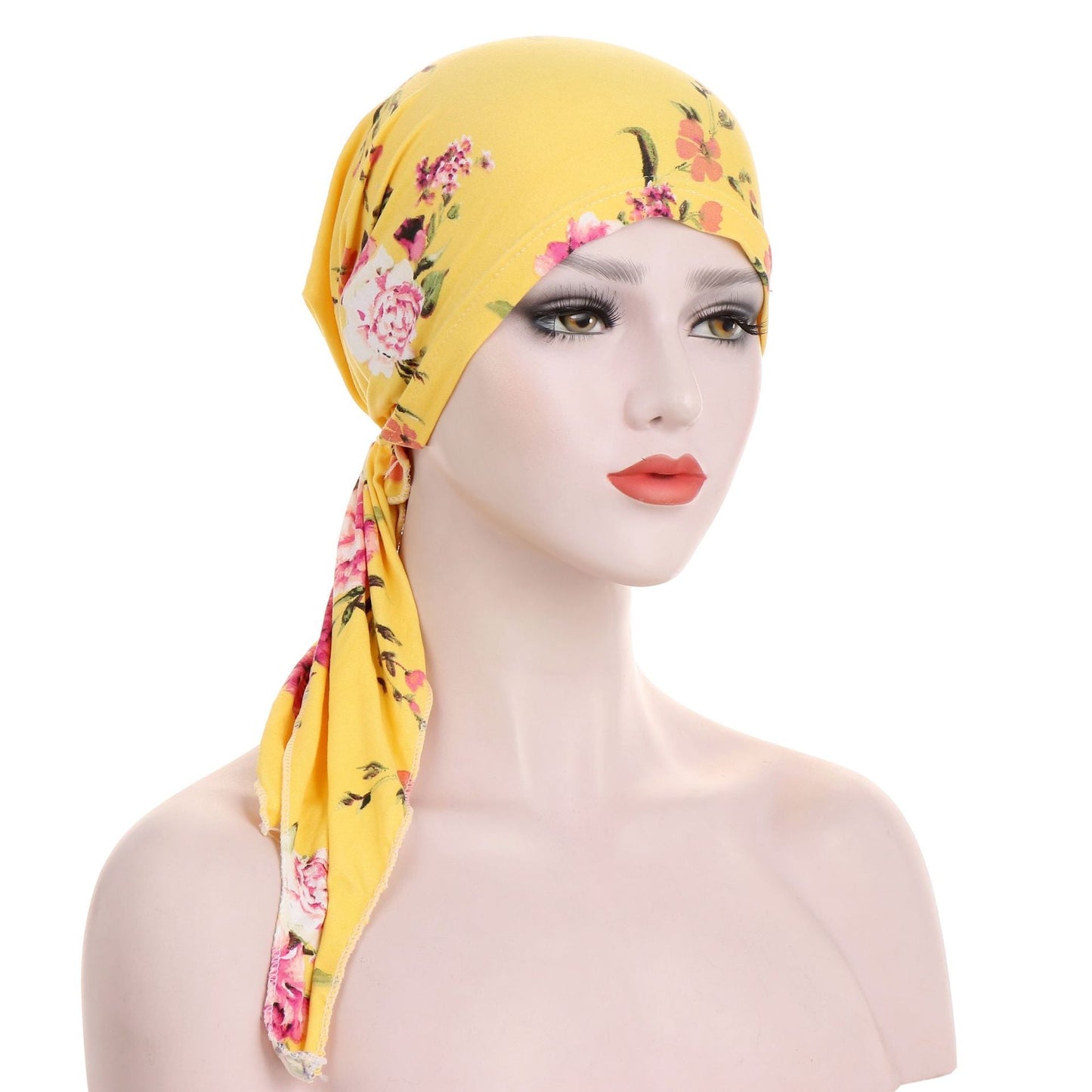 Red Brook - Floral Headscarf by The Nevermore – Unique Boho Accessories by Nevermore Lifestyle & Tech | Yellow