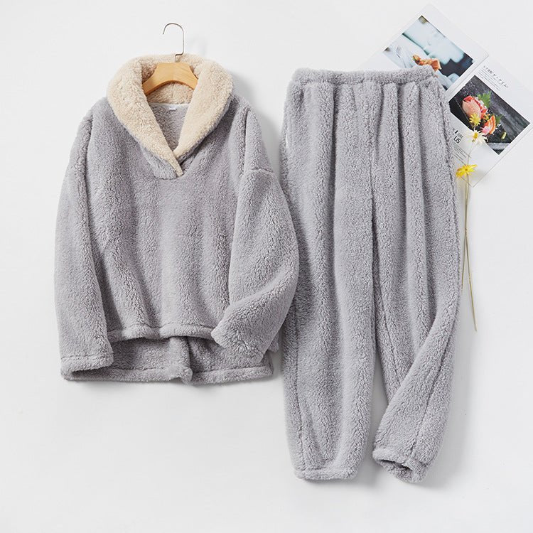 RelaxedWear Chic - The Nevermore Pajama Set for Women – Unique Women`s Pajamas by Nevermore Lifestyle & Tech | 2XL Gray