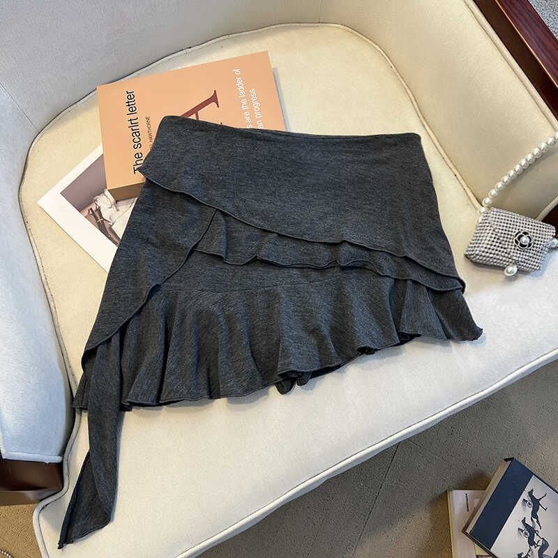 Women's Versatile Design Irregular Ribbon Skirt