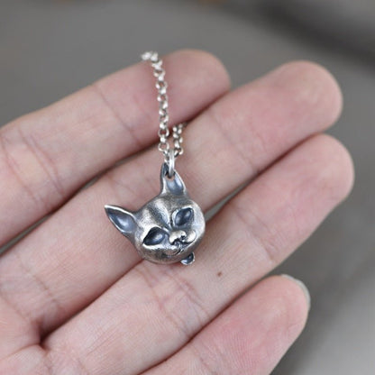 Risky cat - The Nevermore Gothic Pendant 925 Sterling Silver – Unique Gothic Jewelry by Nevermore Lifestyle & Tech | 925 Silver Pendant Without Chain