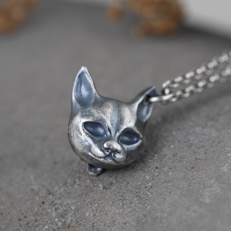 Risky cat - The Nevermore Gothic Pendant 925 Sterling Silver – Unique Gothic Jewelry by Nevermore Lifestyle & Tech | 925 Silver Pendant Without Chain