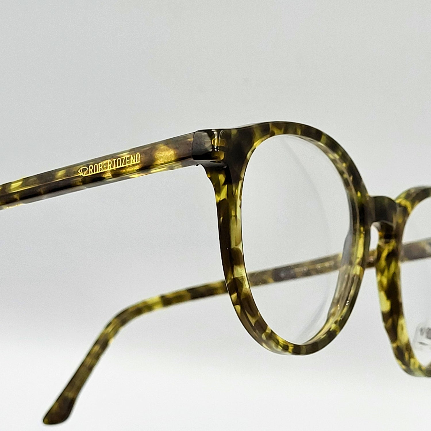 Roberto Zeno GIOTTO - Green Tortoise Eyeglasses by The Nevermore – Unique Eyeglasses by Nevermore Lifestyle & Tech |