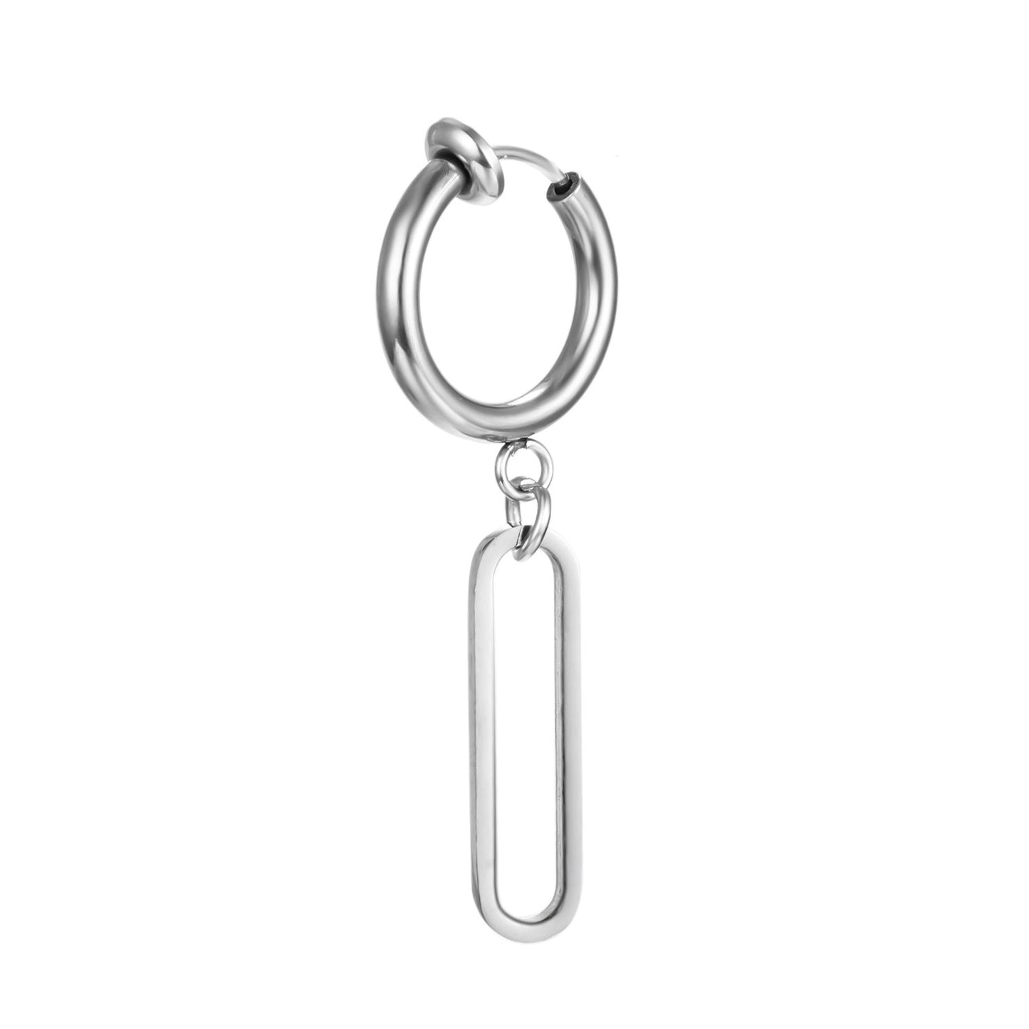 Rock Burlington - The Nevermore Men's Triangular Earrings Men's Triangular Tapered Single Chain Long Earrings – Unique Gothic Earrings by Nevermore Lifestyle & Tech |