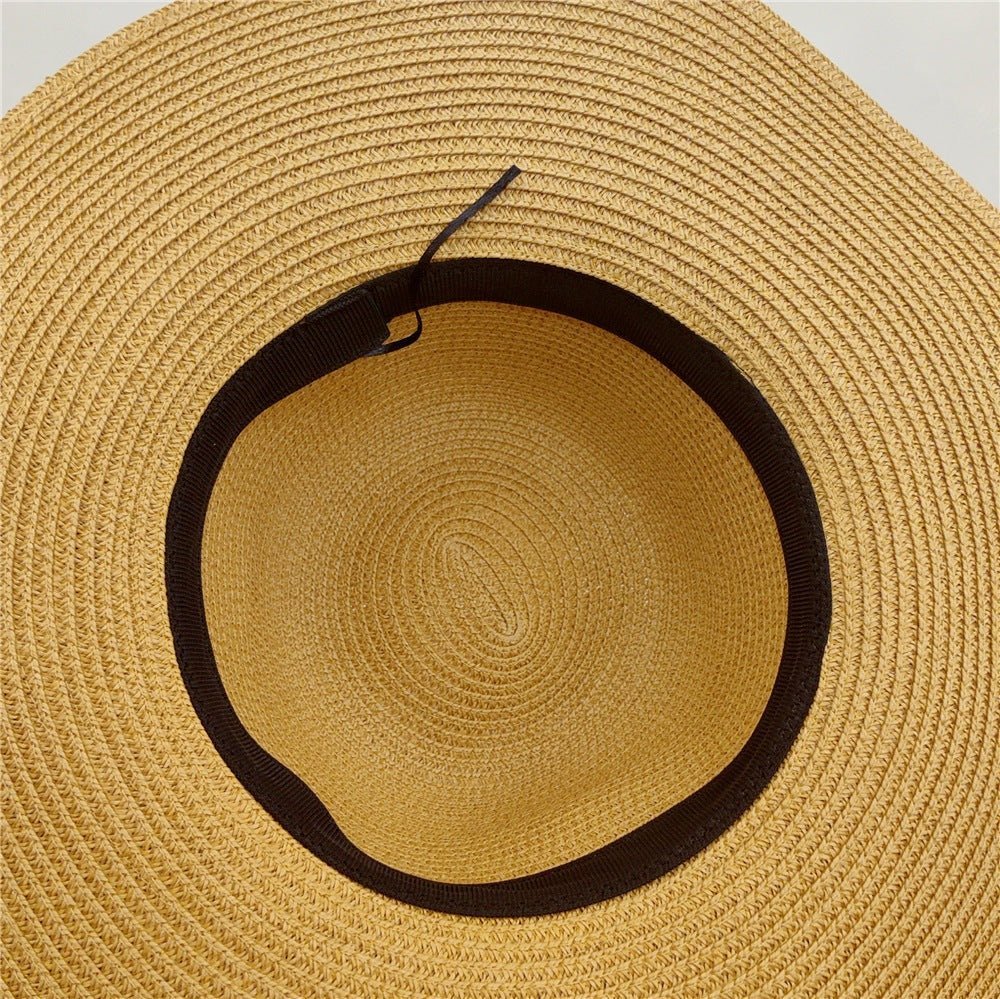 Romantic Zephyr - Straw Hat by The Nevermore – Unique Accessories by Nevermore Lifestyle & Tech | adjustable Black