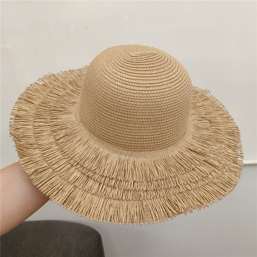 Romantic Zephyr - Straw Hat by The Nevermore – Unique Accessories by Nevermore Lifestyle & Tech | adjustable Khaki