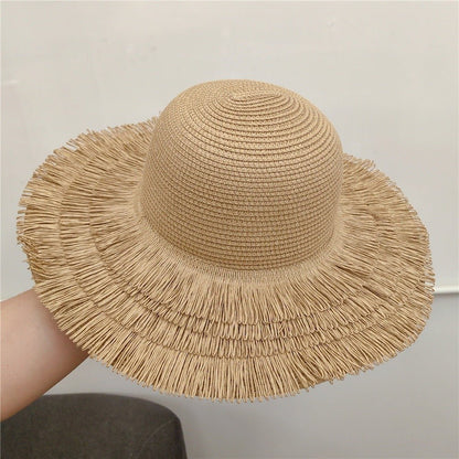 Romantic Zephyr - Straw Hat by The Nevermore – Unique Accessories by Nevermore Lifestyle & Tech | adjustable Khaki
