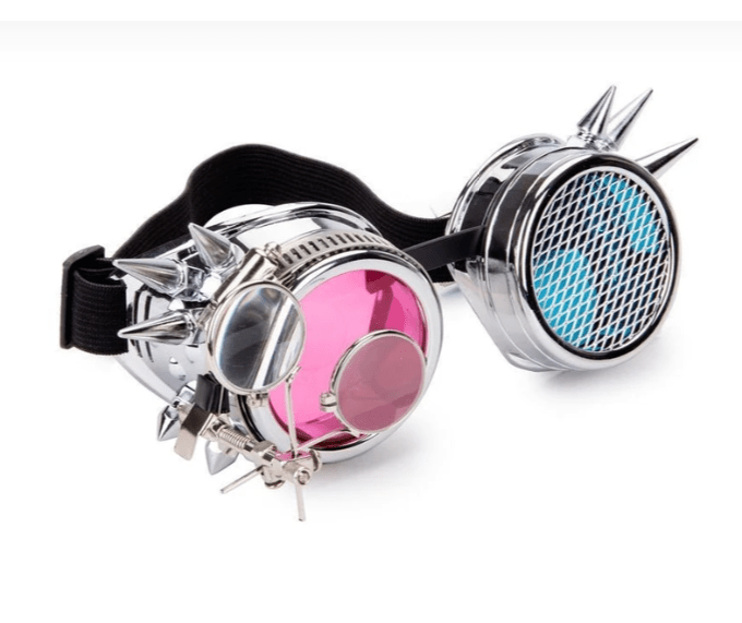 Rosetta Wilberforce - The Nevermore Steampunk Glasses – Unique Steampunk Fashion by Nevermore Lifestyle & Tech | Bright silver