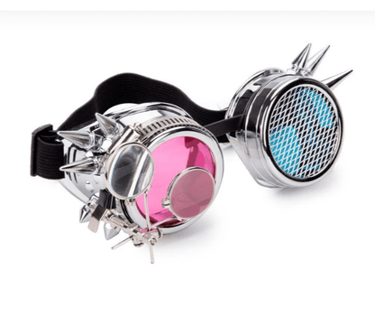 Rosetta Wilberforce - The Nevermore Steampunk Glasses – Unique Steampunk Fashion by Nevermore Lifestyle & Tech | Bright silver