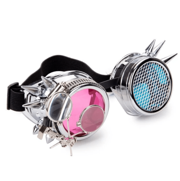 Rosetta Wilberforce - The Nevermore Steampunk Glasses – Unique Steampunk Fashion by Nevermore Lifestyle & Tech | Bright silver