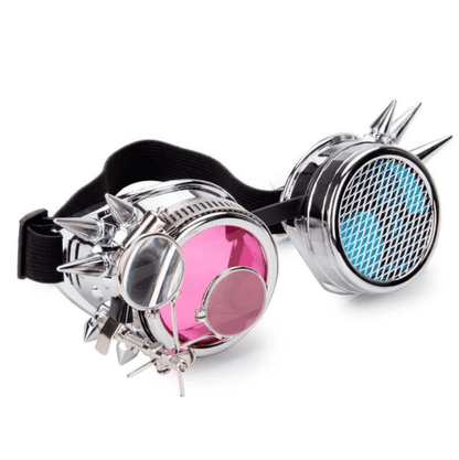 Rosetta Wilberforce - The Nevermore Steampunk Glasses – Unique Steampunk Fashion by Nevermore Lifestyle & Tech | Bright silver