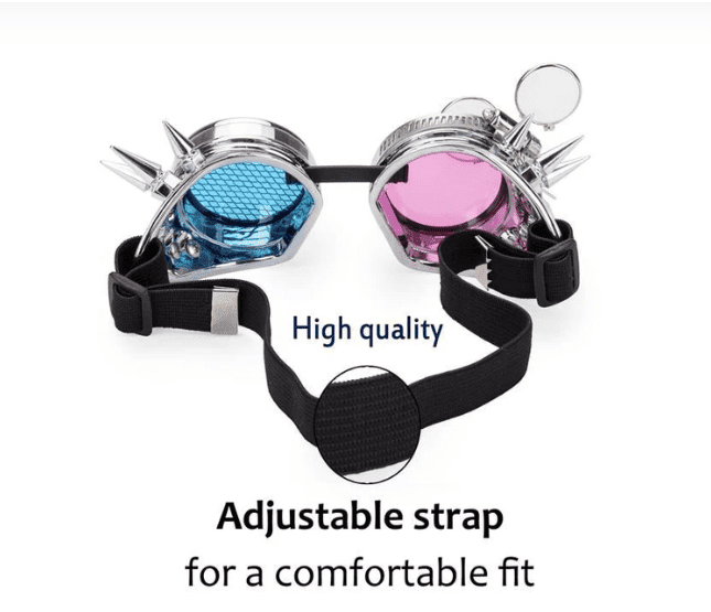 Rosetta Wilberforce - The Nevermore Steampunk Glasses – Unique Steampunk Fashion by Nevermore Lifestyle & Tech | Bright silver