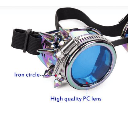 Rosetta Wilberforce - The Nevermore Steampunk Glasses – Unique Steampunk Fashion by Nevermore Lifestyle & Tech | Bright silver