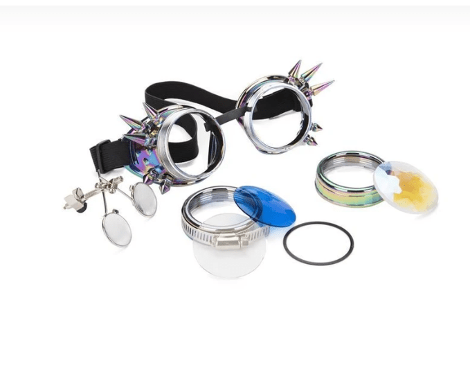 Rosetta Wilberforce - The Nevermore Steampunk Glasses – Unique Steampunk Fashion by Nevermore Lifestyle & Tech | Bright silver