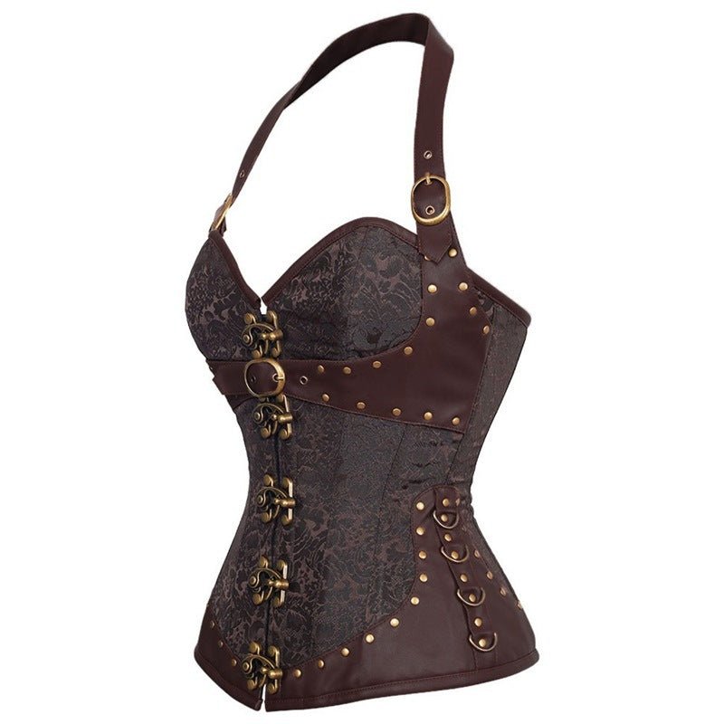 Samara - The Nevermore Steampunk Gothic Corset – Unique Steampunk Fashion for Women by Nevermore Lifestyle & Tech | 2XL Red