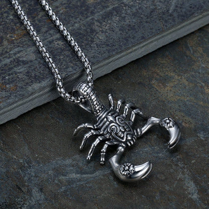 Scorpion Pendant - Stainless Steel Chain by The Nevermore – Unique Gothic Pendants by Nevermore Lifestyle & Tech | Steel with chain