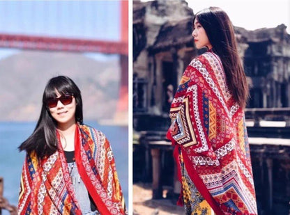 SeaBreeze - Multicolor Shawl by The Nevermore