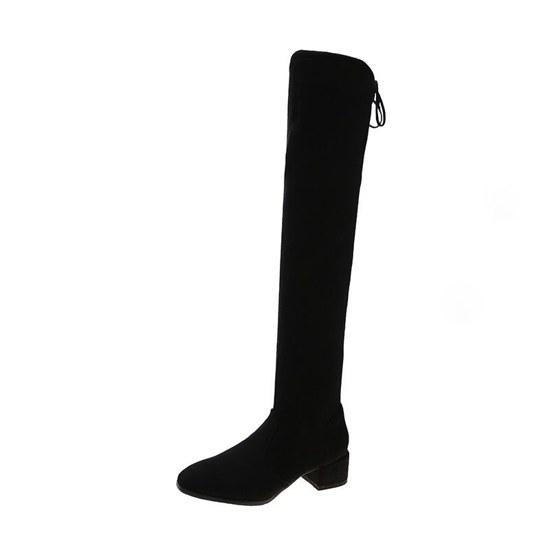 Serenity Stretch Skinny Long Boots by The Nevermore