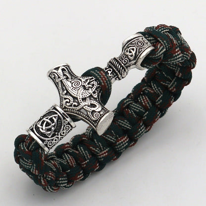 Serk - The Nevermore Gothic Viking Hammer Bracelet – Unique Gothic Jewelry by Nevermore Lifestyle & Tech | 21cm Ancient silver