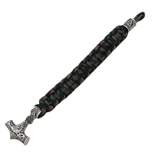 Serk - The Nevermore Gothic Viking Hammer Bracelet – Unique Gothic Jewelry by Nevermore Lifestyle & Tech | 21cm Ancient silver