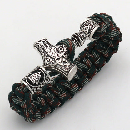 Serk - The Nevermore Gothic Viking Hammer Bracelet – Unique Gothic Jewelry by Nevermore Lifestyle & Tech | 21cm Ancient silver4