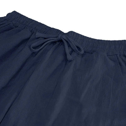 Shadow Drift – Linen Relaxed Trousers by The Nevermore – Unique Pants for Men by Nevermore Lifestyle & Tech | L White