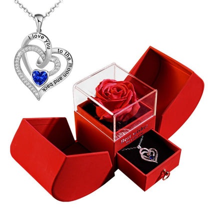 Sienna Lawson – Jewelry Box Necklace Set by The Nevermore – Unique Jewelry by Nevermore Lifestyle & Tech | Double Heart Silver Necklace