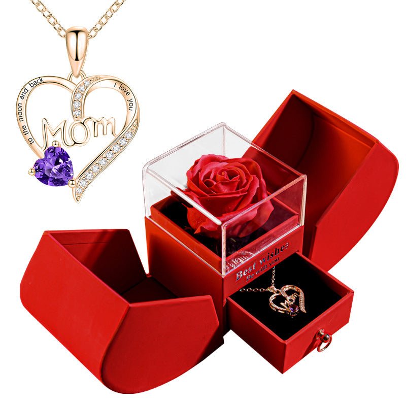 Sienna Lawson – Jewelry Box Necklace Set by The Nevermore – Unique Jewelry by Nevermore Lifestyle & Tech | Heart Of Gold MOM Necklace